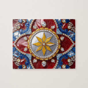 Quebra-cabeça abstrato moderna Design Colombiana C