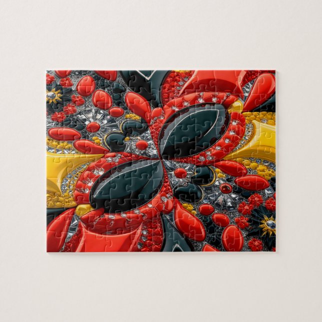 Quebra-cabeça abstrato moderno Design Alemanha Cor (Horizontal)