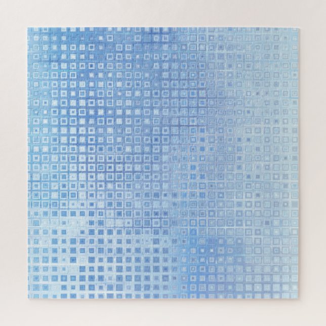 Quebra-cabeça Abstrato Mosaico Azul: Fundo brilhante (Vertical)