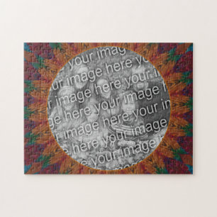 Quebra-cabeça Abstrato Nature Art Frame Crie Sua Própria Foto