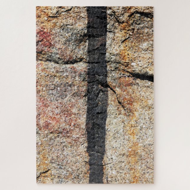 Quebra-cabeça Abstrato Natureza - Linhas Costeiras 1 (Vertical)