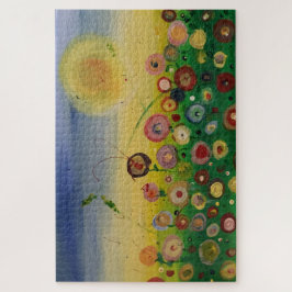 Quebra-cabeça Abstrato Poppy field