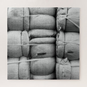 Quebra-cabeça Abstrato Textura em preto e branco