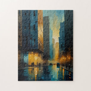 Quebra-cabeça Abstrato Urbana de de Cityscape de A
