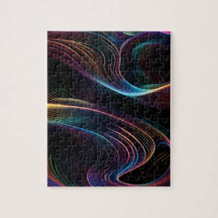 Quebra-cabeça Abstrato Vibrante