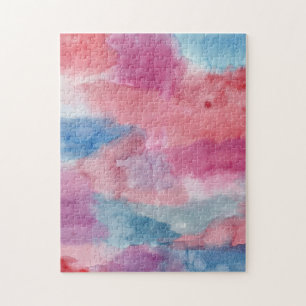 Quebra-cabeça Abstrato Watercolor