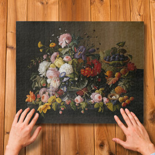 Quebra-cabeça Abundância Floral: Natureza-Morta de Severin Roese