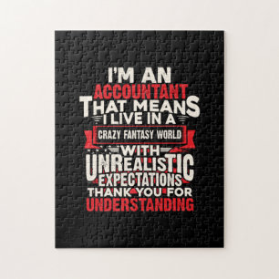 Quebra-cabeça Accountant Gift I Am An Accountant