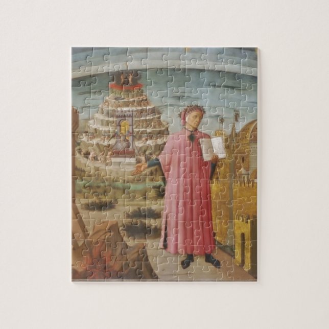 Quebra-cabeça Acessórios de arte da Dante e da Divina Comédia (Vertical)