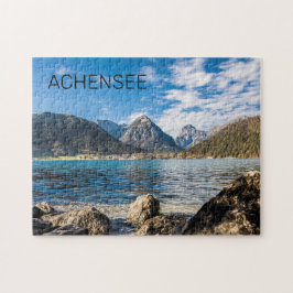 Quebra-cabeça Achensee Tirol Retro Áustria Feriado Souvenir