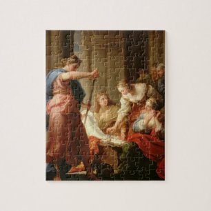 Quebra-cabeça Achilles na corte do rei Lycomedes com seu D