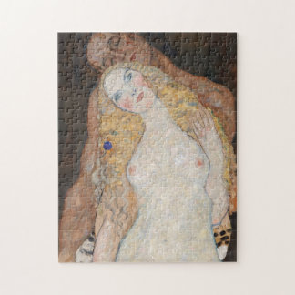 Quebra-cabeça Adam e Eve por Gustav Klimt