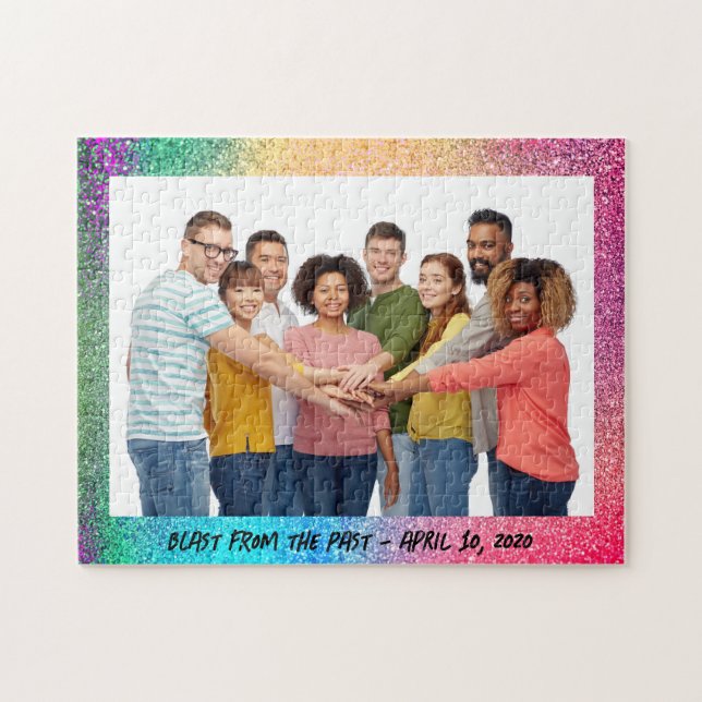 Quebra-cabeça Add Your Own Photo 11x14 Rectangle Jigsaw Puzzle (Horizontal)