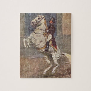 Quebra-cabeça Adestramento de Lipizzaner: Courbette