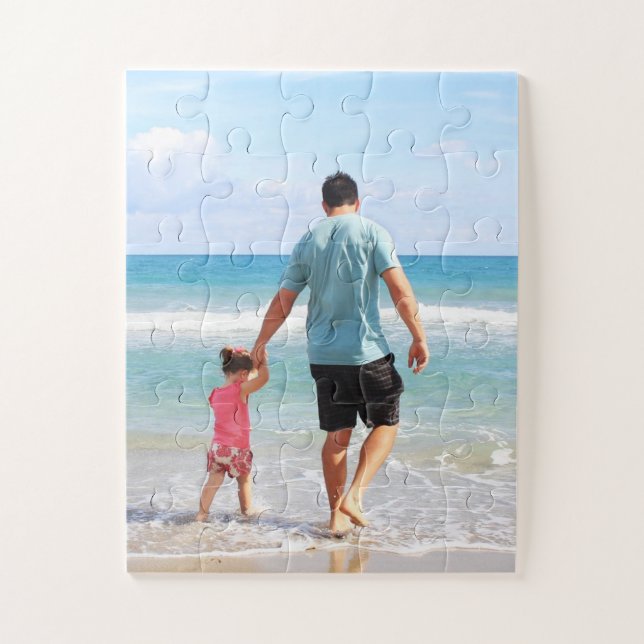 Quebra-cabeça Adicionar sua própria foto e/ou texto (Vertical)