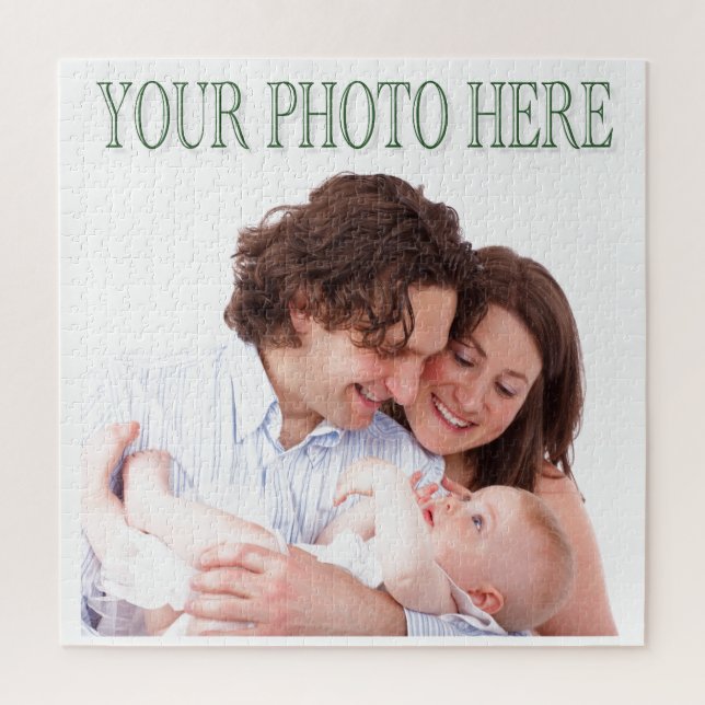 Quebra-cabeça Adicione facilmente sua foto do bebê (Vertical)