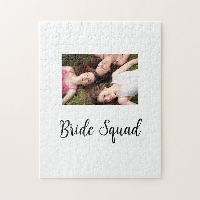 Quebra-cabeça Adicione o seu nome de foto: bridesmaid squad brid (Vertical)