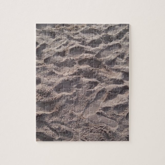 Quebra-cabeça Adicione seu próprio texto, escrevendo na areia, p (Vertical)