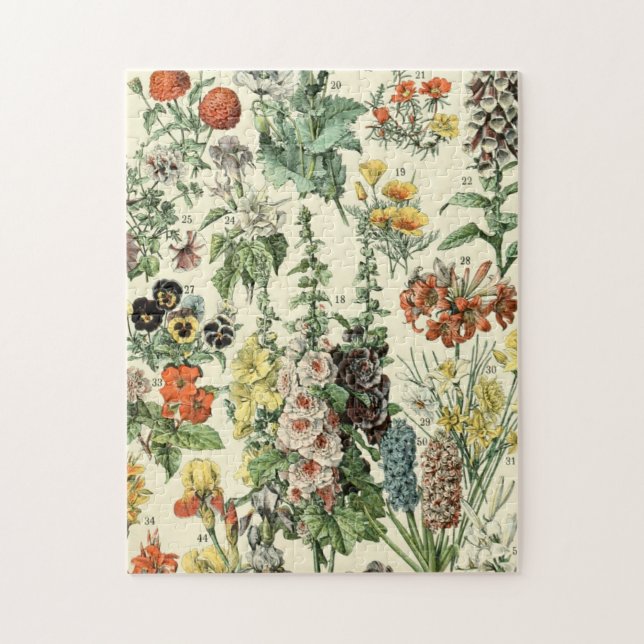Quebra-cabeça Adolphe Millot Fleurs A (Vertical)