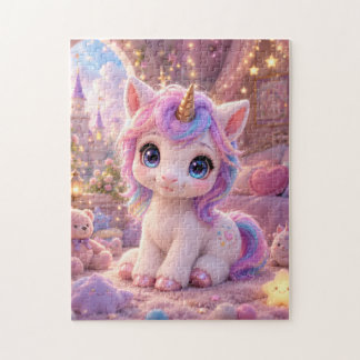 Quebra-cabeça Adorable Baby Unicorn Jigsaw Puzzle