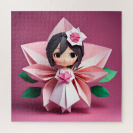 Quebra-cabeça Adorable mariée en Origami