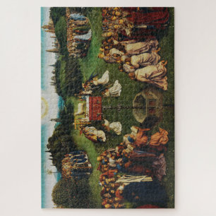 Quebra-cabeça Adoração do Cordeiro Místico de Jan van Eyck