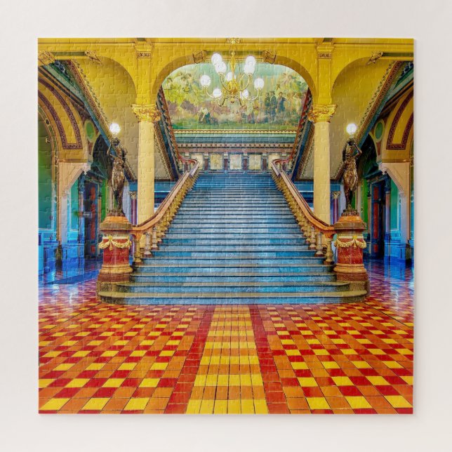 Quebra-cabeça Adoramos Des Moines Iowa. (Vertical)