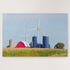 Quebra-cabeça Adoramos Fazendas em Iowa.