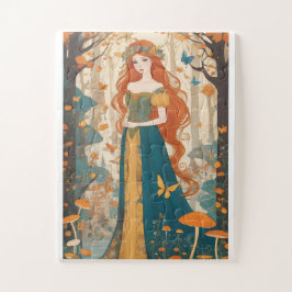 Quebra-cabeça Adorável conto de fadas numa terra de fantasia