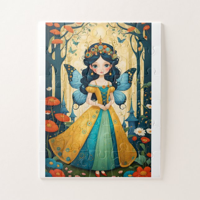 Quebra-cabeça Adorável conto de fadas numa terra de fantasia (Vertical)