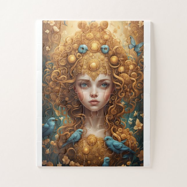 Quebra-cabeça Adorável conto de fadas numa terra de fantasia (Vertical)