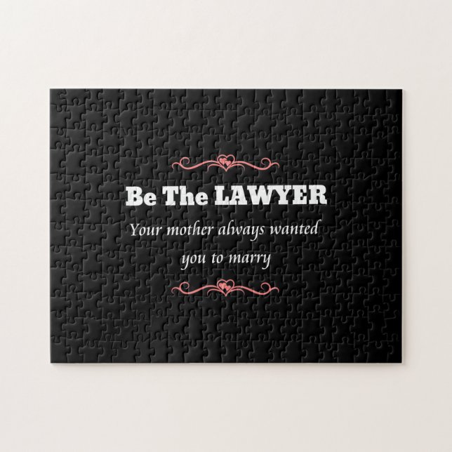 Quebra-cabeça Advogada de Direito - Formando feminino - Graduaçã (Horizontal)