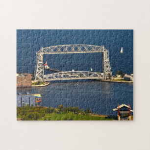 Quebra-cabeça Aerial Lift Bridge Duluth Minnesota