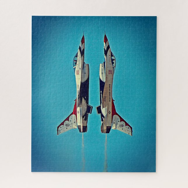 Quebra-cabeça Aeronaves da Força Aérea dos EUA Thunderbird F16 U (Vertical)