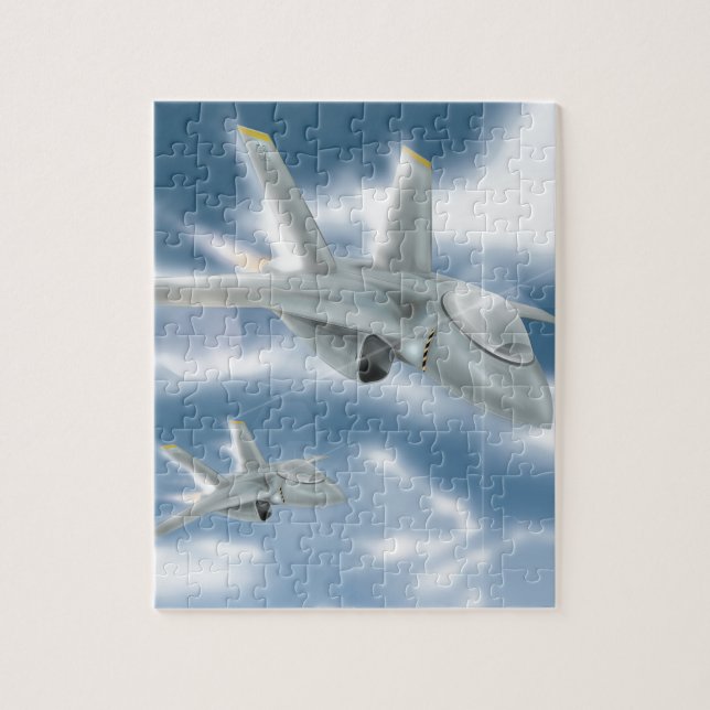 Quebra-cabeça Aeronaves de combate a jatos (Vertical)