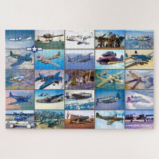 QUEBRA-CABEÇA AERONAVES DE COMBATE DOS EUA - GUERRA MUNDIAL 2 "M