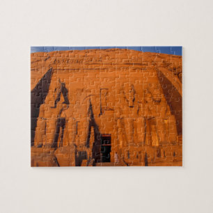 Quebra-cabeça AF, Egito, Abu Simbel. Fachada ao pôr do sol, Gran