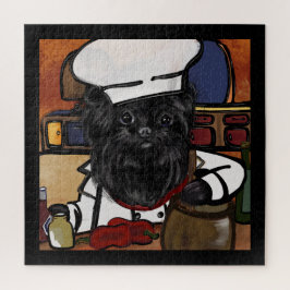 Quebra-cabeça Affenpinscher Chef