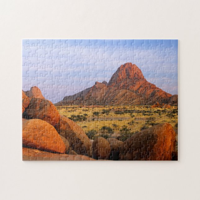 Quebra-cabeça Afloramento Rochoso E Planície, Spitzkoppe, Erongo (Horizontal)