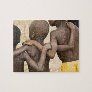 Quebra-cabeça África, África Ocidental, Gana, Yendi. Imagem apro