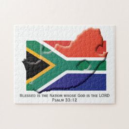 Quebra-cabeça ÁFRICA DO SUL| Nação Abençoada| BANDEIRA AFRICANA