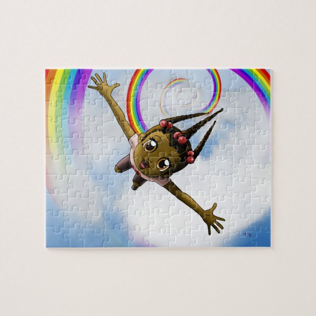 Quebra-cabeça African American Girl (Horizontal)