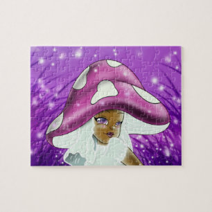 Quebra-cabeça African American Girl Mushroom