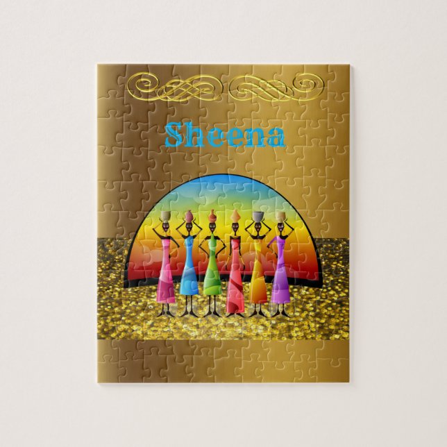 Quebra-cabeça Africano (Vertical)