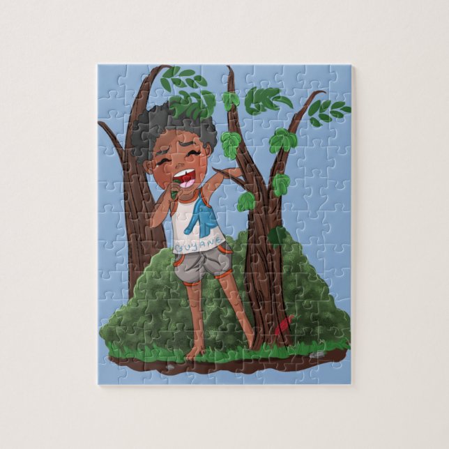 Quebra-cabeça Afro boy! (Vertical)