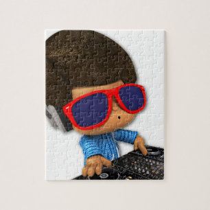 Quebra-cabeça Afro do DJ do Peekaboo
