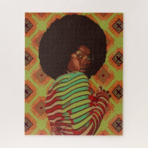 Quebra-cabeça Afro Retro