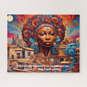 Quebra-cabeça Afrofuturismo: Beleza e Patrimônio Africanos Vibra