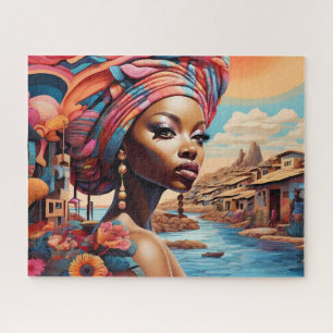 Quebra-cabeça Afrofuturismo: Beleza e Patrimônio Africanos Vibra