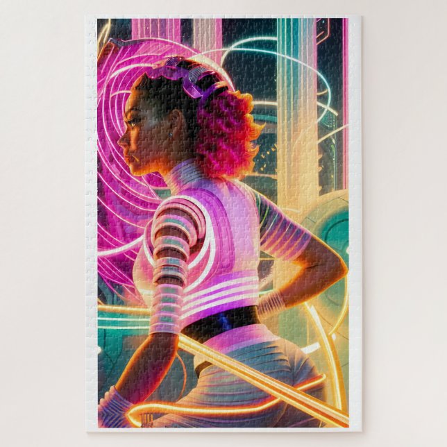 Quebra-cabeça Afrofuturismo Cinco (Vertical)